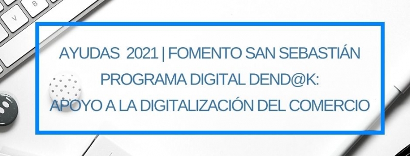 Ayudas Transformacion Digital del Comercio Programa Digital Dendak Fomento San Sebastian Donostia Thinknnova Asesoria Integral